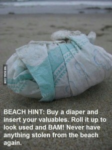 beach diaper
