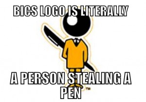 bic logo theft