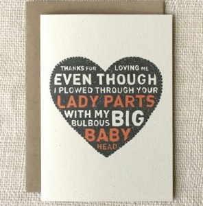 card of lady parts tunneling
