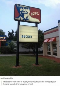 kfc bucket