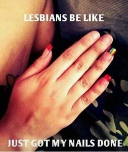 lesbian nails
