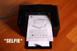 printer selfie