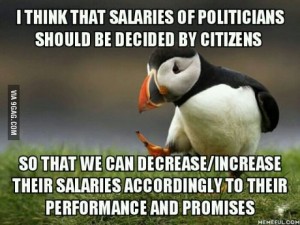 puffin politician wages