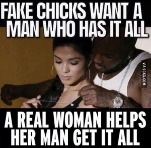 real woman helps him