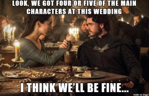 red wedding main characters