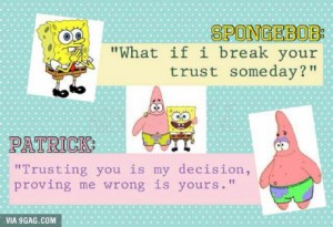 spongebob trust