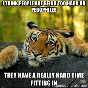 tiger hard time fitting in